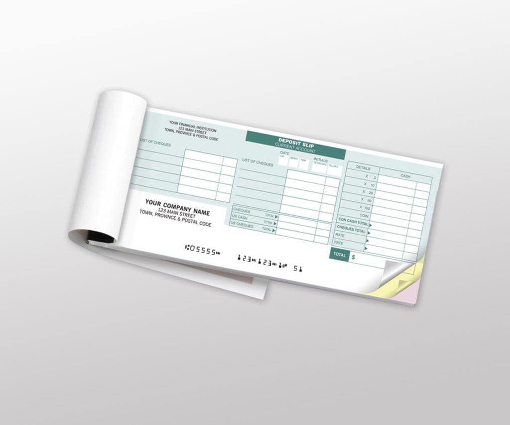 Deposit Book (Small 3 Part)