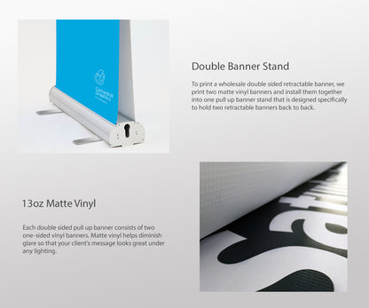 Retractable Banner Stand (Double Sided)